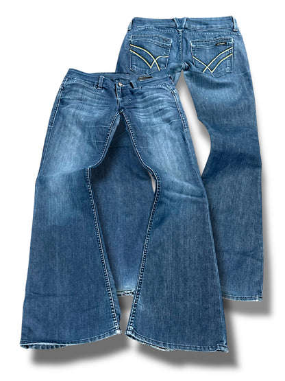 Vintage Y2K Low Waist Bootcut / Flared Damenjeans (M)