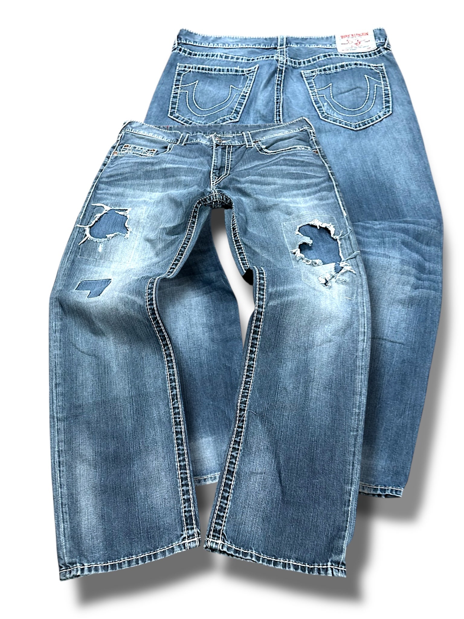 Vintage True Religion Y2K Straight Leg Jeans (L)
