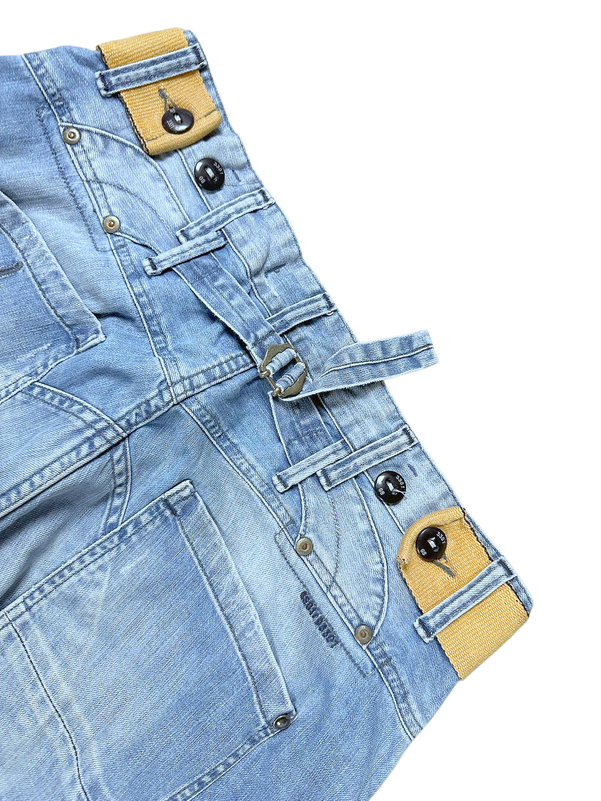 Vintage G-Star Y2K Baggy/Flared Jeans (M) – Detailaufnahme 4