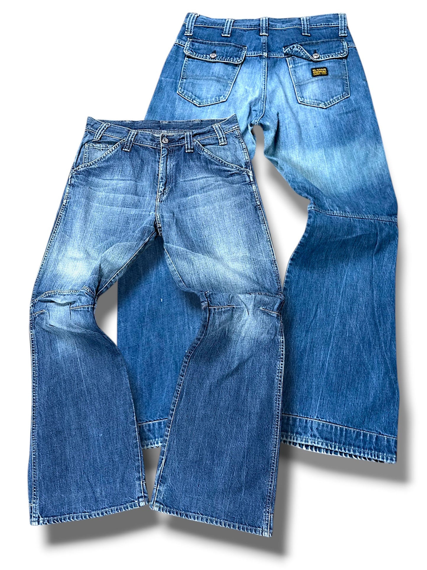 Vintage G-Star Y2K Flared Jeans (M)