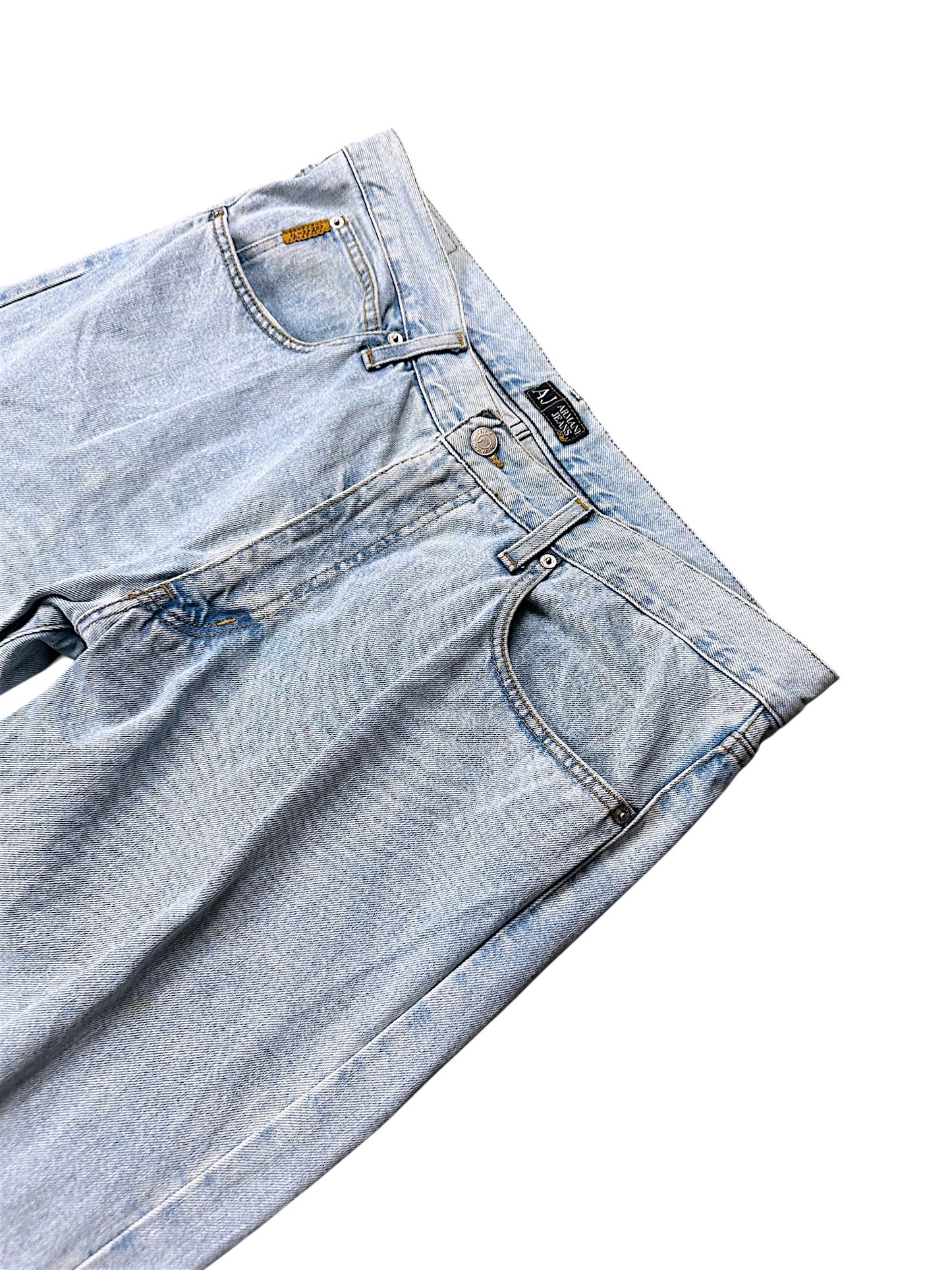 Vintage Armani Straight Leg Jeans (XL)