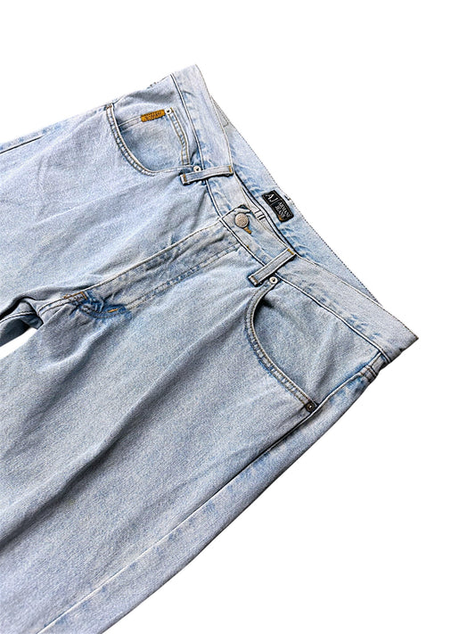 Vintage Armani Straight Leg Jeans (XL)