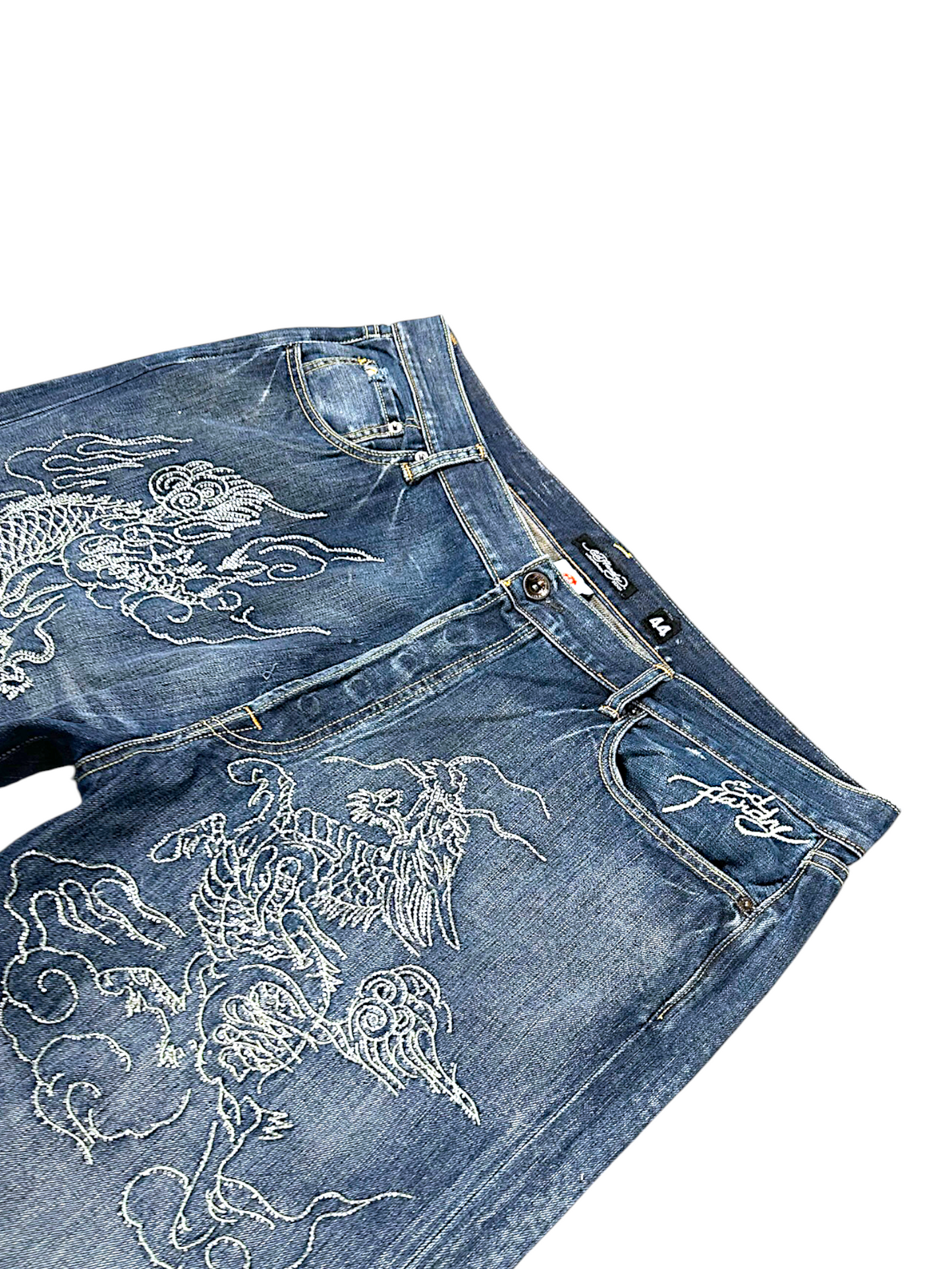 Vintage Ed Hardy Y2K Baggy Jeans (XXL)