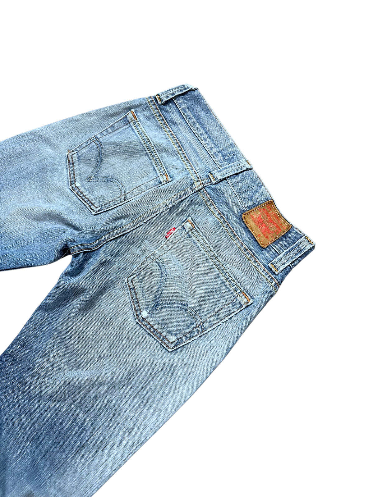 Vintage Levis Y2K Flared Jeans „512 Bootcut“ (S) – Detailaufnahme 3