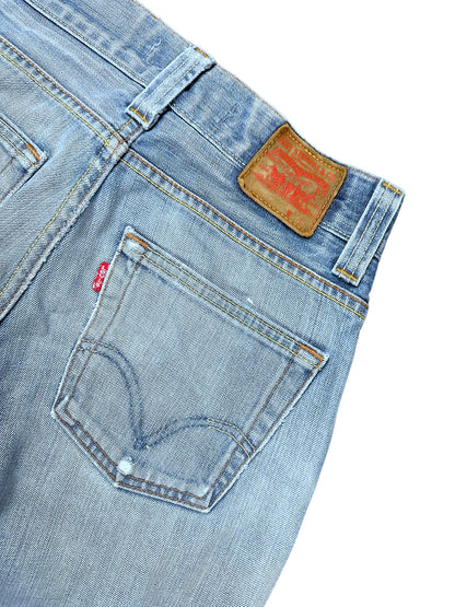 Vintage Levis Y2K Flared Jeans „512 Bootcut“ (S) – Detailaufnahme 4