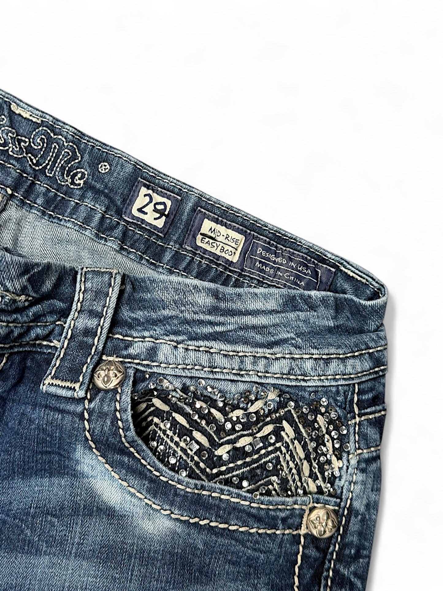 Vintage Misse Me y2k Bootcut Damenjeans (L)