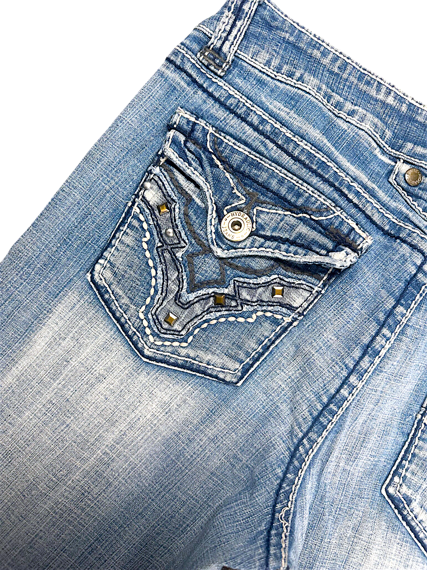 Vintage Hydraulic Bootcut/Flared Damenjeans (L)