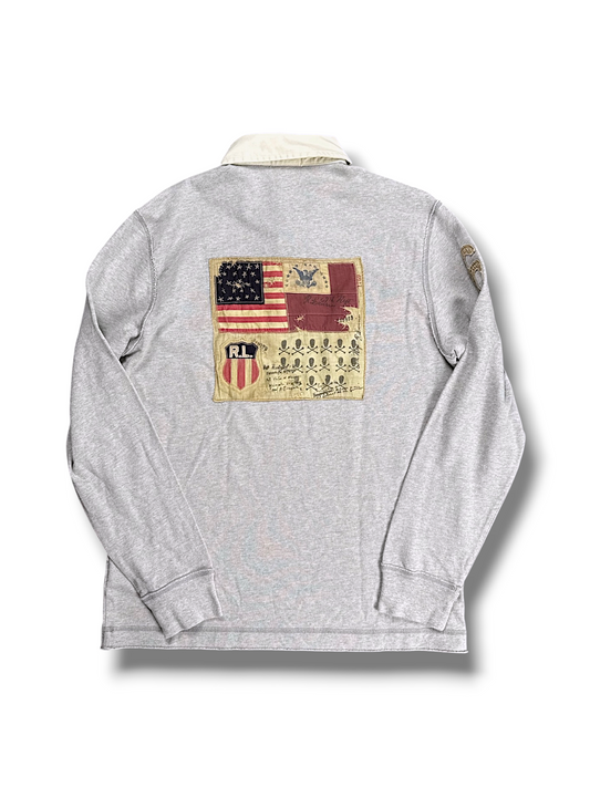 Vintage Ralph Lauren Langarmpolo (L)