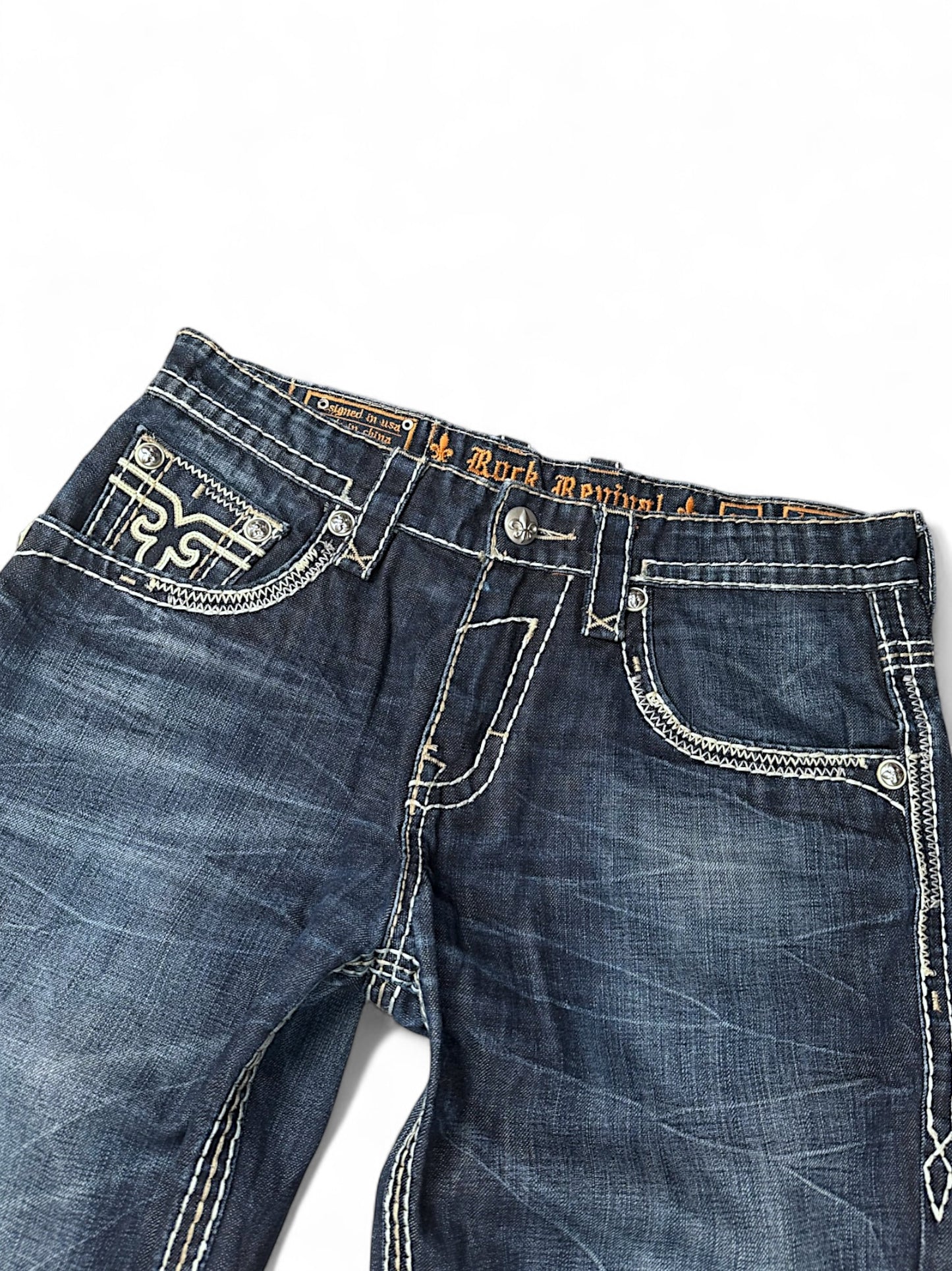 Vintage Rock Revival y2k Jeans (L)