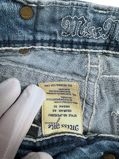 Vintage Miss Me y2k low waist Bootcut Damenjeans (S)