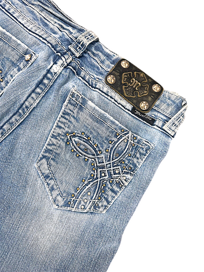 Vintage Miss Me Y2K Low Waist Bootcut / Flared Damenjeans (S)