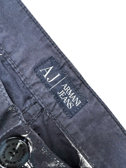 Vintage Armani Straight Leg 5-Pocket Hose (XL) – Detailaufnahme 2