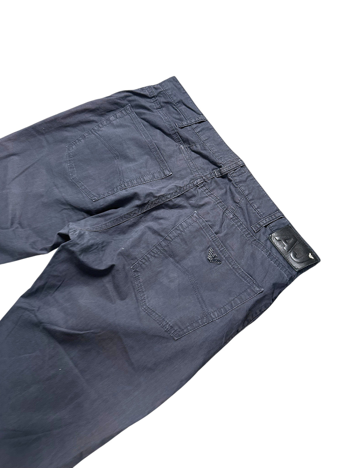 Vintage Armani Straight Leg 5-Pocket Hose (XL) – Detailaufnahme 3