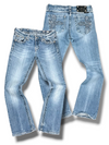 Vintage Miss Me Y2K Low Waist Bootcut / Flared Damenjeans (S)