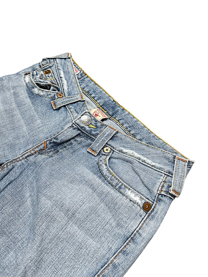Vintage True Religion Y2K Low Waist Flared Damenjeans (M)