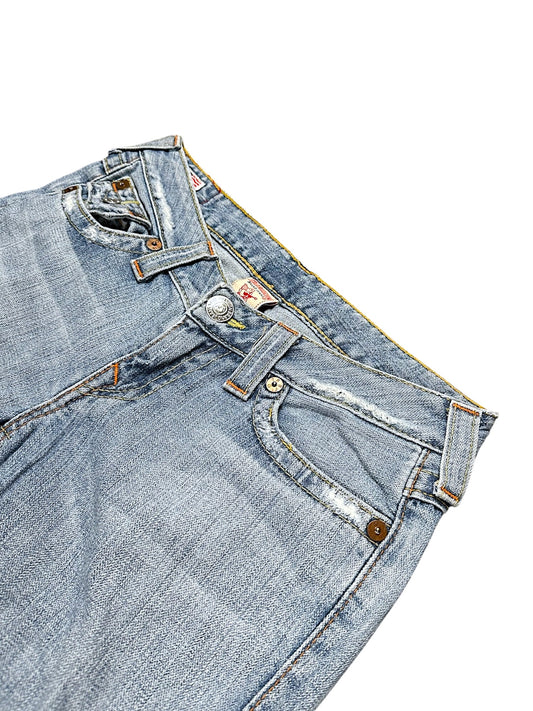 Vintage True Religion Y2K Low Waist Flared Damenjeans (M)