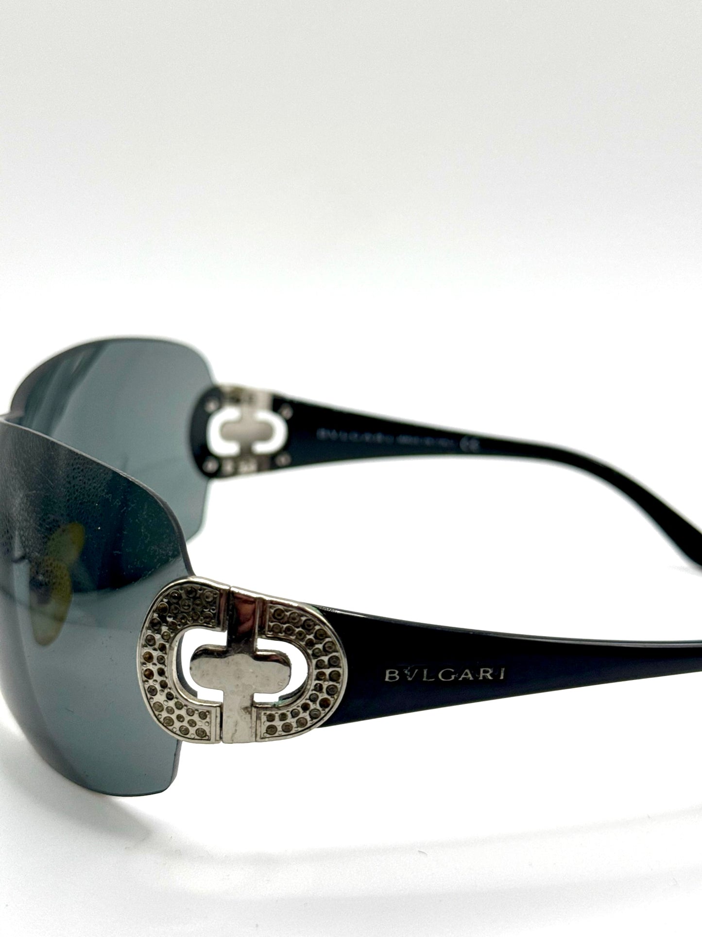 Vintage Bulgari Y2K Damen Sonnenbrille