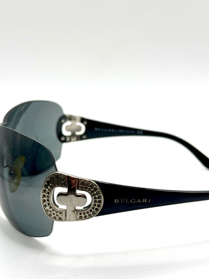 Vintage Bulgari Y2K Damen Sonnenbrille