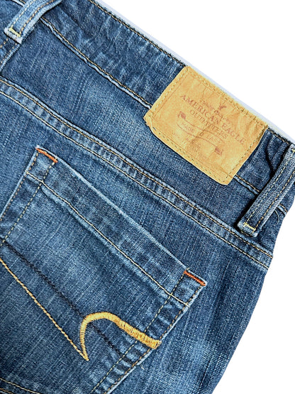 Vintage American Eagle Y2K Low Waist Bootcut / Flared Damenjeans (M)