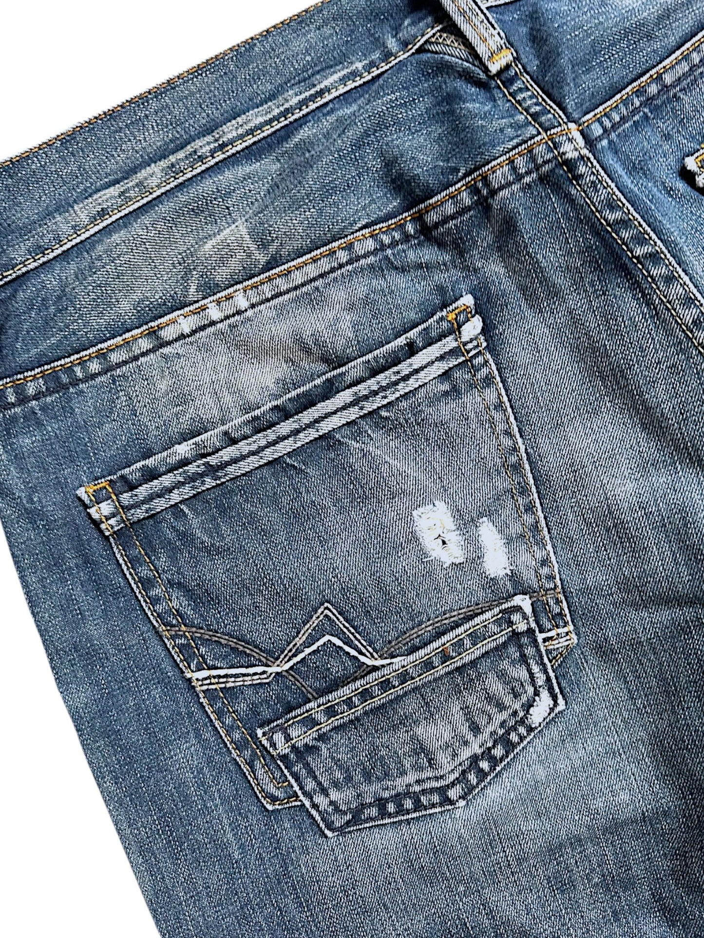 Vintage Japan Rags y2k baggy Jeans (S)