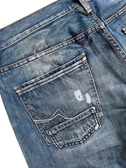 Vintage Japan Rags y2k baggy Jeans (S)
