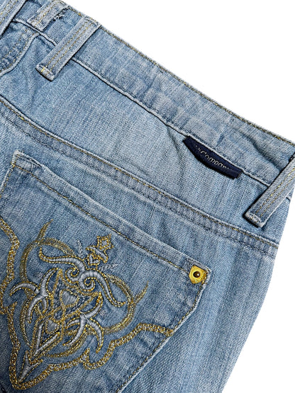 Vintage Y2K Low Waist Bootcut / Flared Damenjeans (XL)