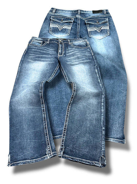 Vintage True Luck baggy Jeans (M)