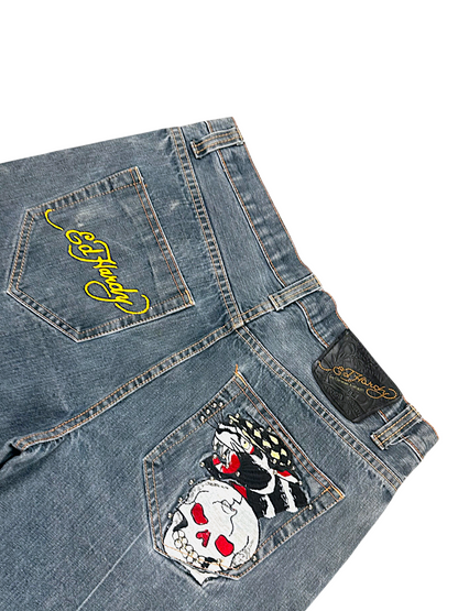 Vintage Ed Hardy Y2K Shorts (M)