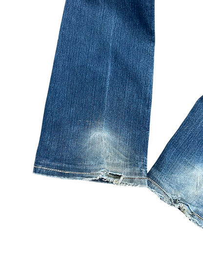 Vintage Miss Me Y2K Low Waist Bootcut / Flared Damenjeans (M)