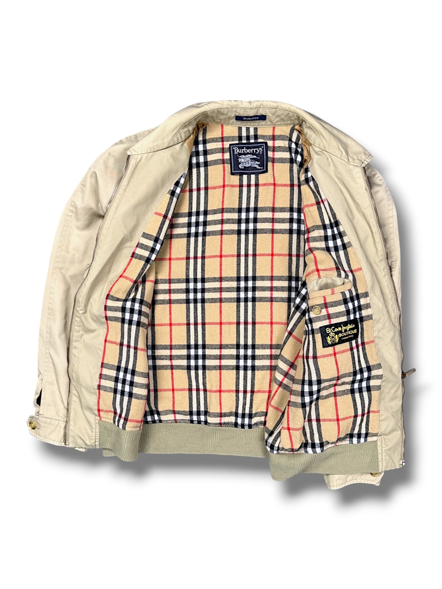 Vintage Burberry Y2K „monogram“ Harrington Jacke (L)