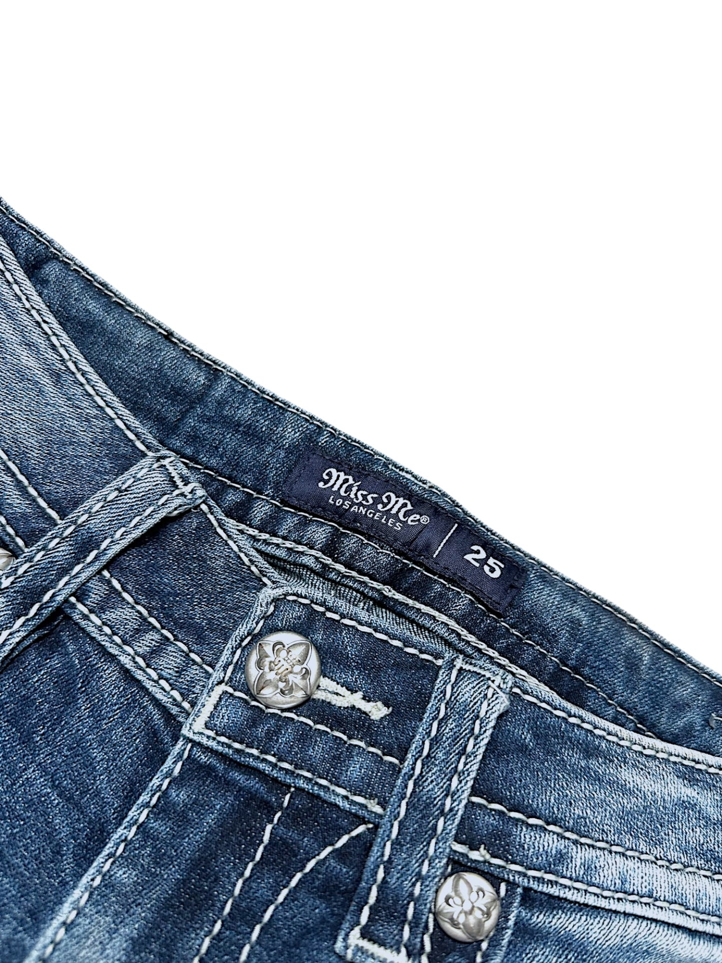 Vintage Miss Me Y2K Low Waist Bootcut / Flared Damenjeans (M)