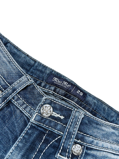 Vintage Miss Me Y2K Low Waist Bootcut / Flared Damenjeans (M)