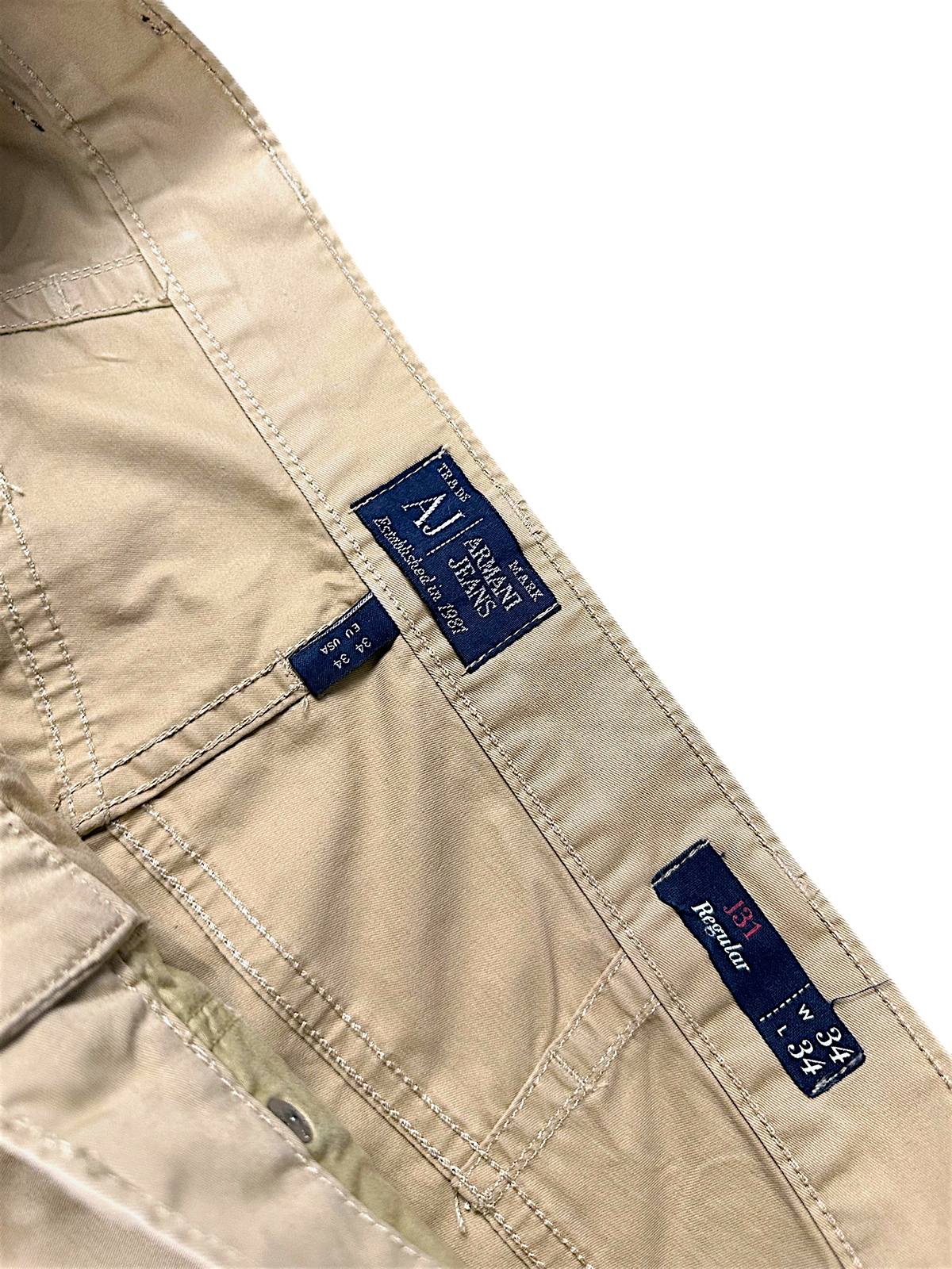 Vintage Armani Straight Leg Jeans (S)