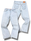 Vintage Levi‘s Bootcut / Flared Damenjeans „RELAXED BOOT CUT 556“ (M)