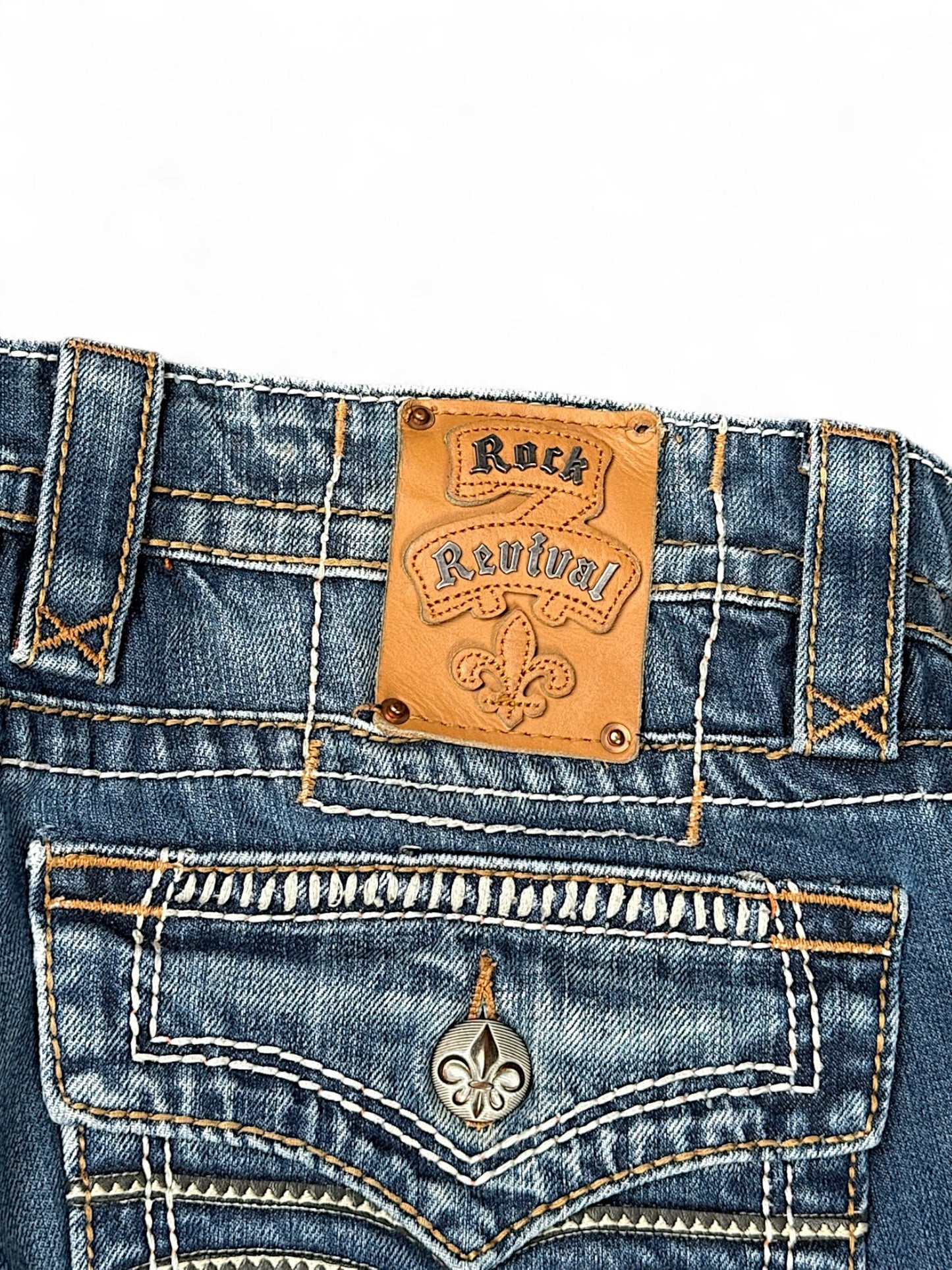 Vintage Rock Revival y2k Jeans (L)