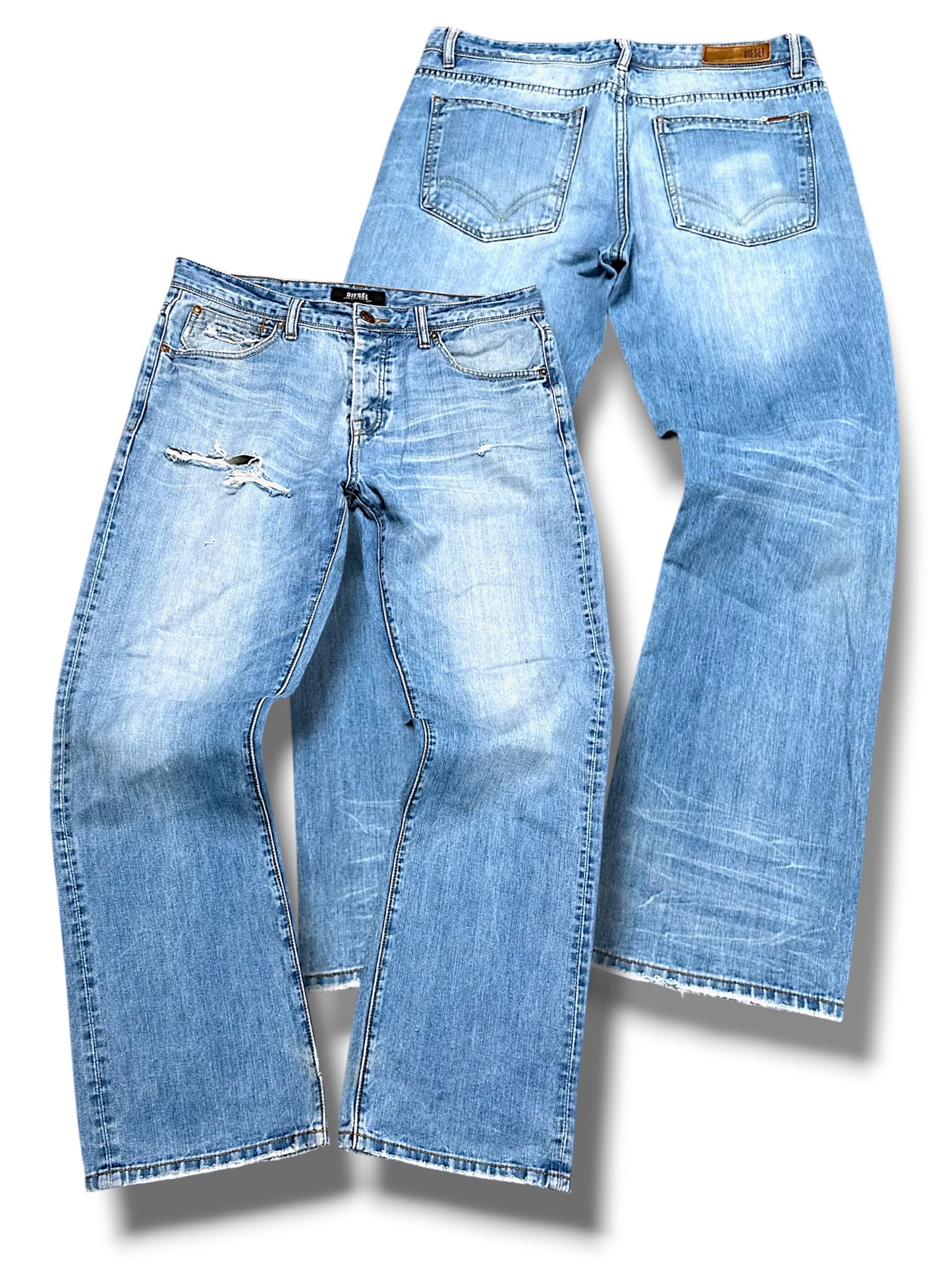 Vintage Diesel Y2K Straight Leg Jeans (L)