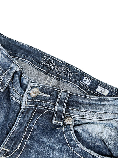Vintage Miss Me Y2K Low Waist Bootcut / Flared Damenjeans (M)