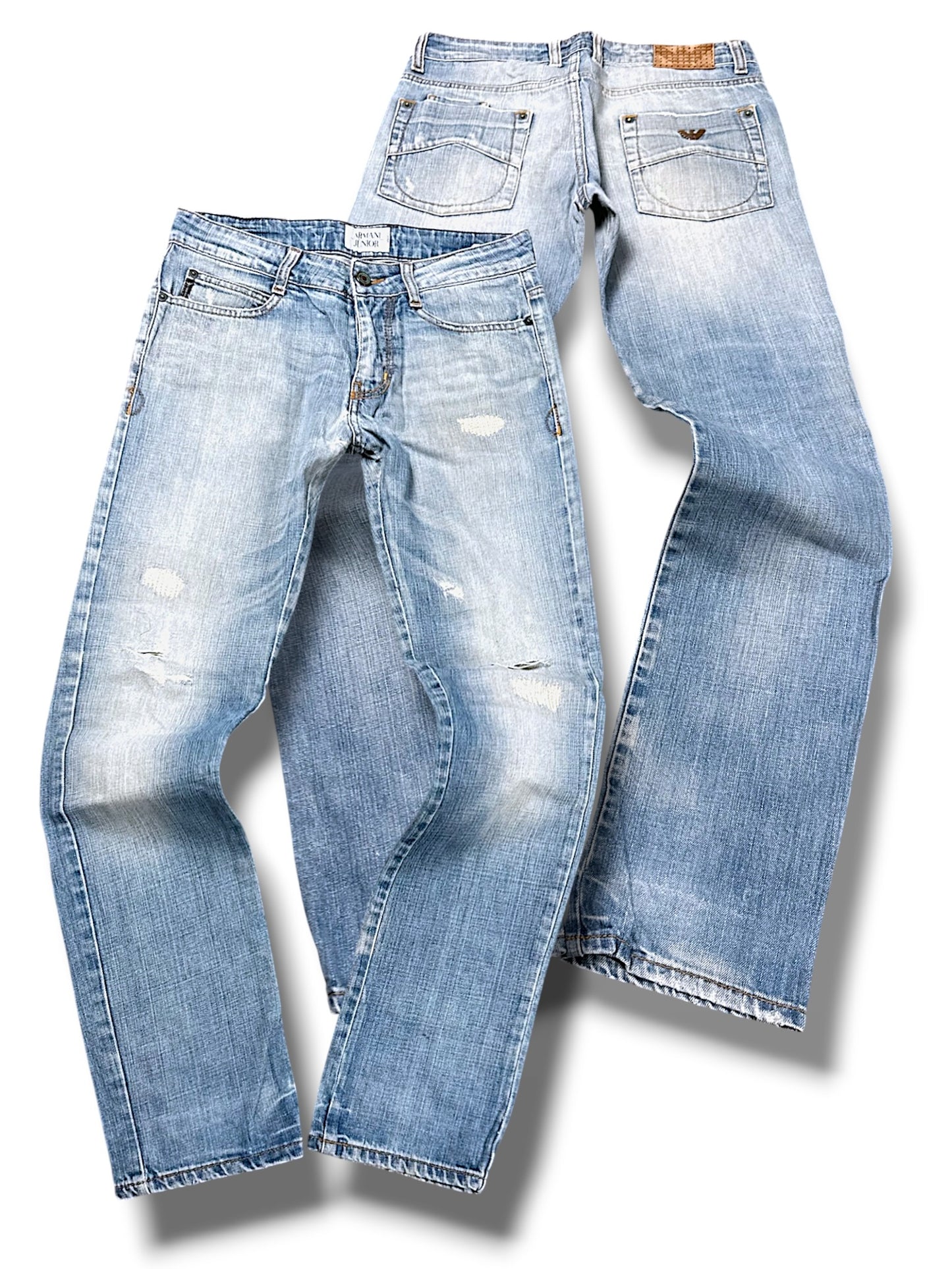 Vintage Armani Y2K Straight Leg Damenjeans (S)