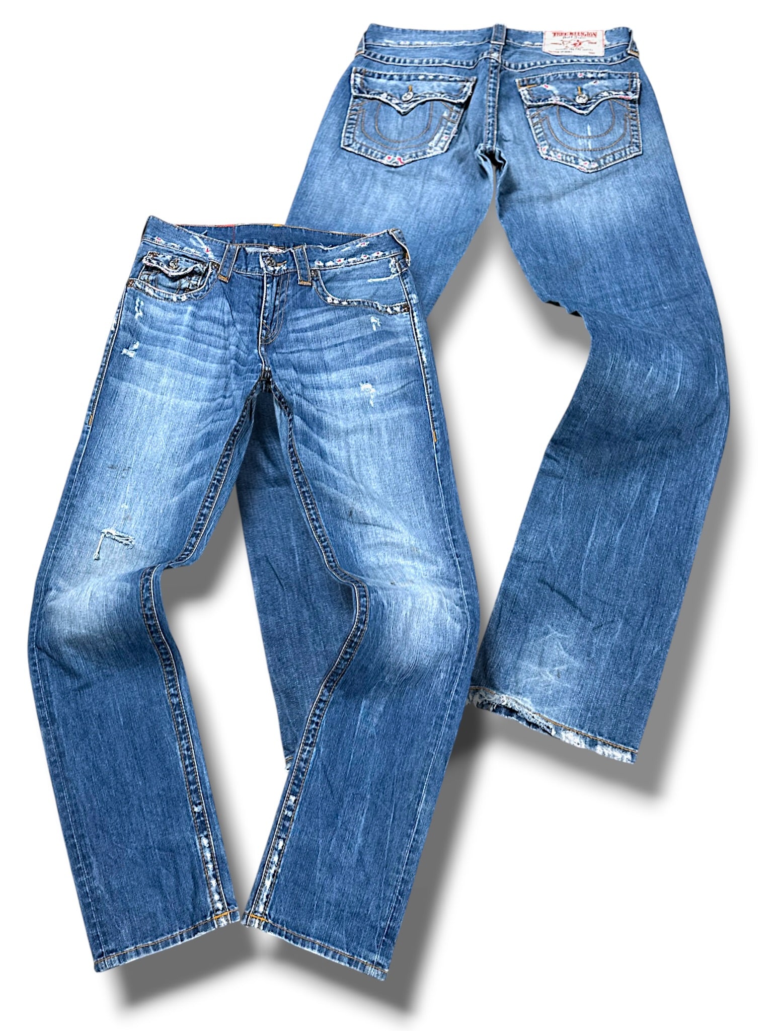 Vintage True Religion Y2K Straight Leg Jeans (L)