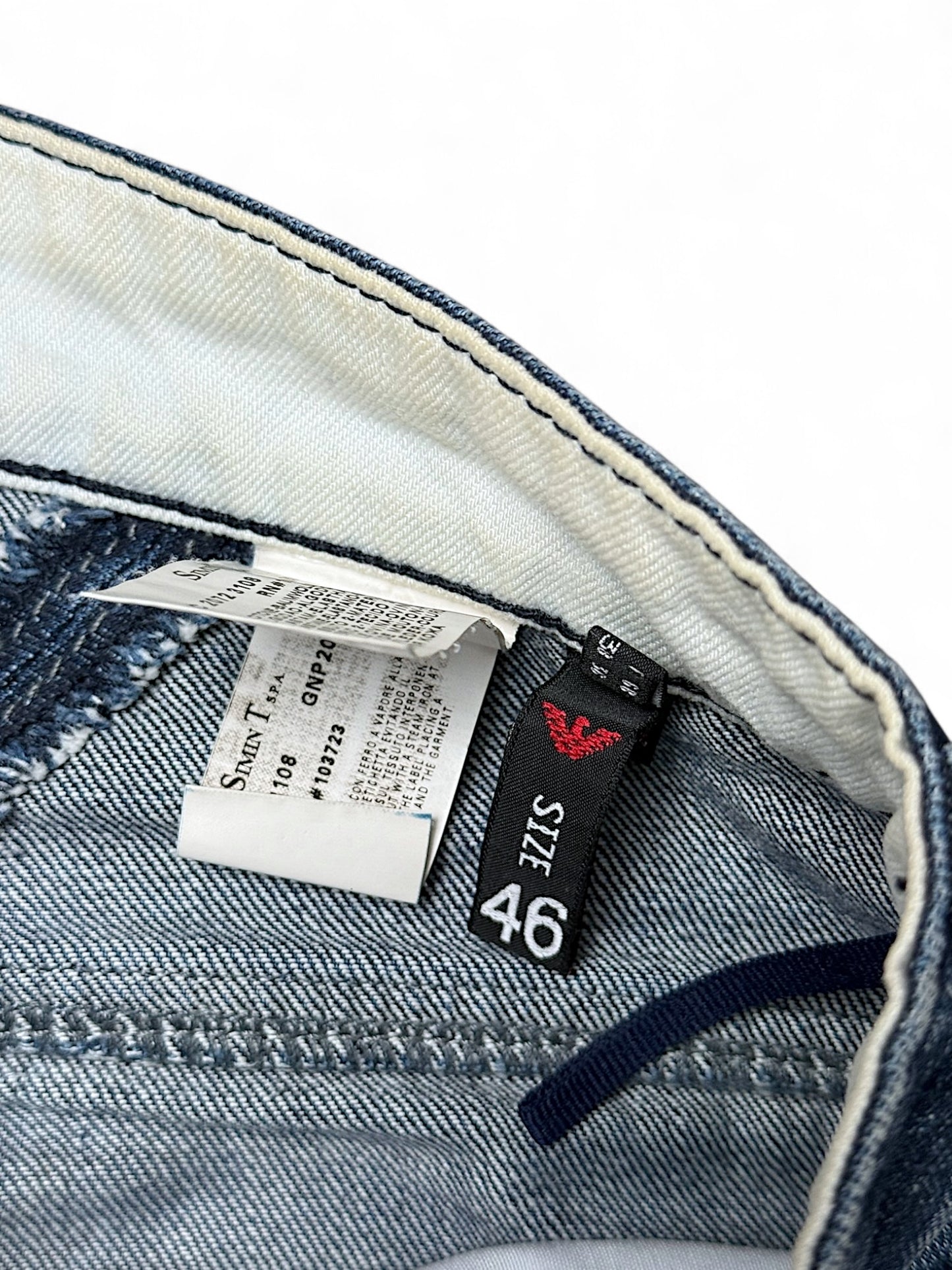 Vintage Armani straight leg Jeans (L)