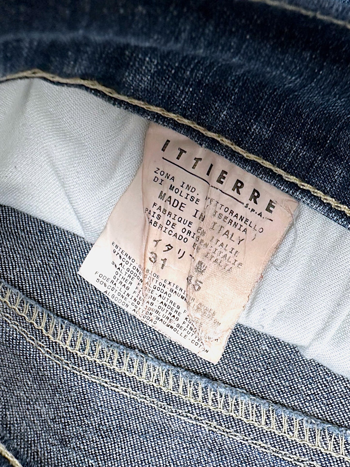 Vintage Versace Y2K Flared Damenjeans (S)