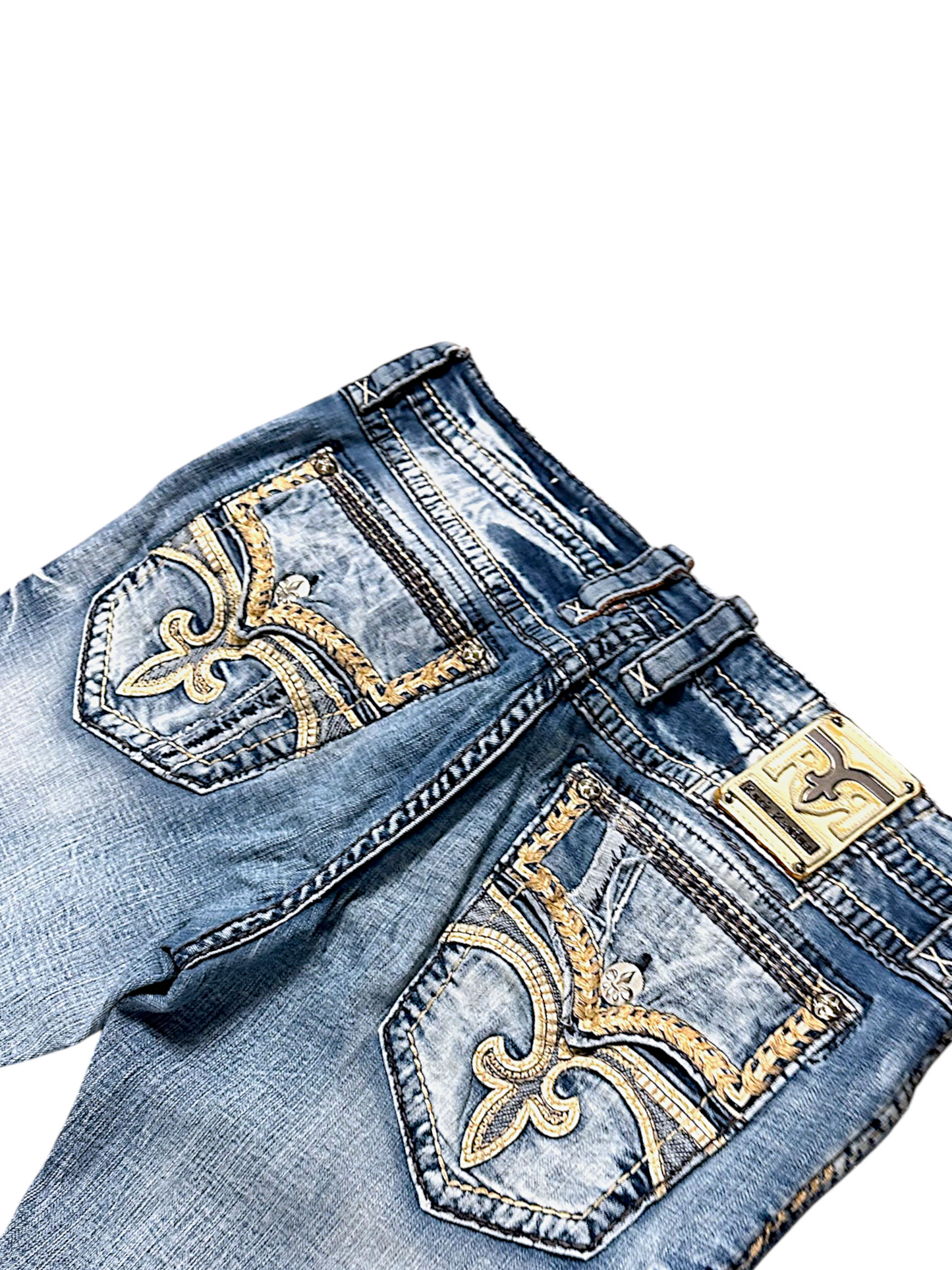 Vintage Rock Revival Y2K Straight Leg Jeans (S)