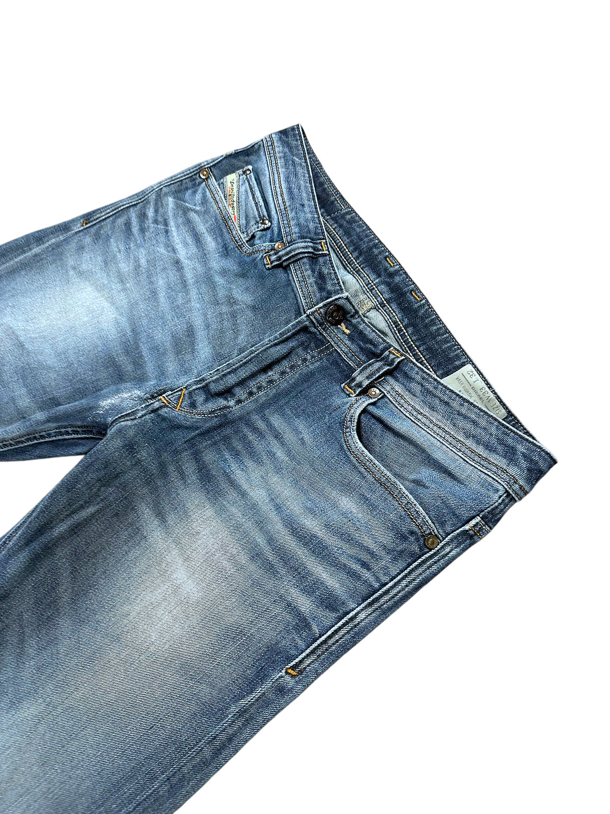 Vintage Diesel Y2K Straight Leg Jeans „Viker“ (S) – Detailaufnahme 1