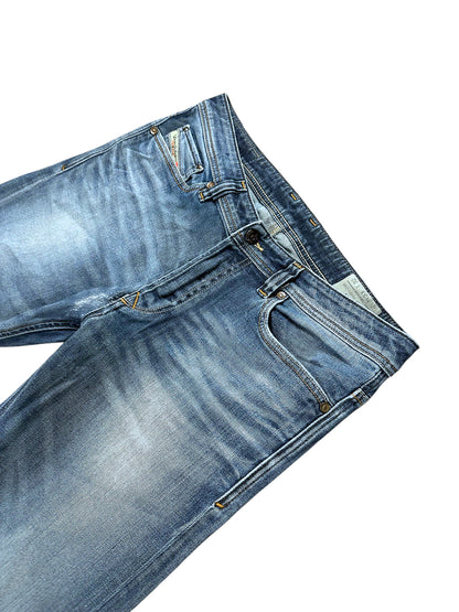 Vintage Diesel Y2K Straight Leg Jeans „Viker“ (S) – Detailaufnahme 1