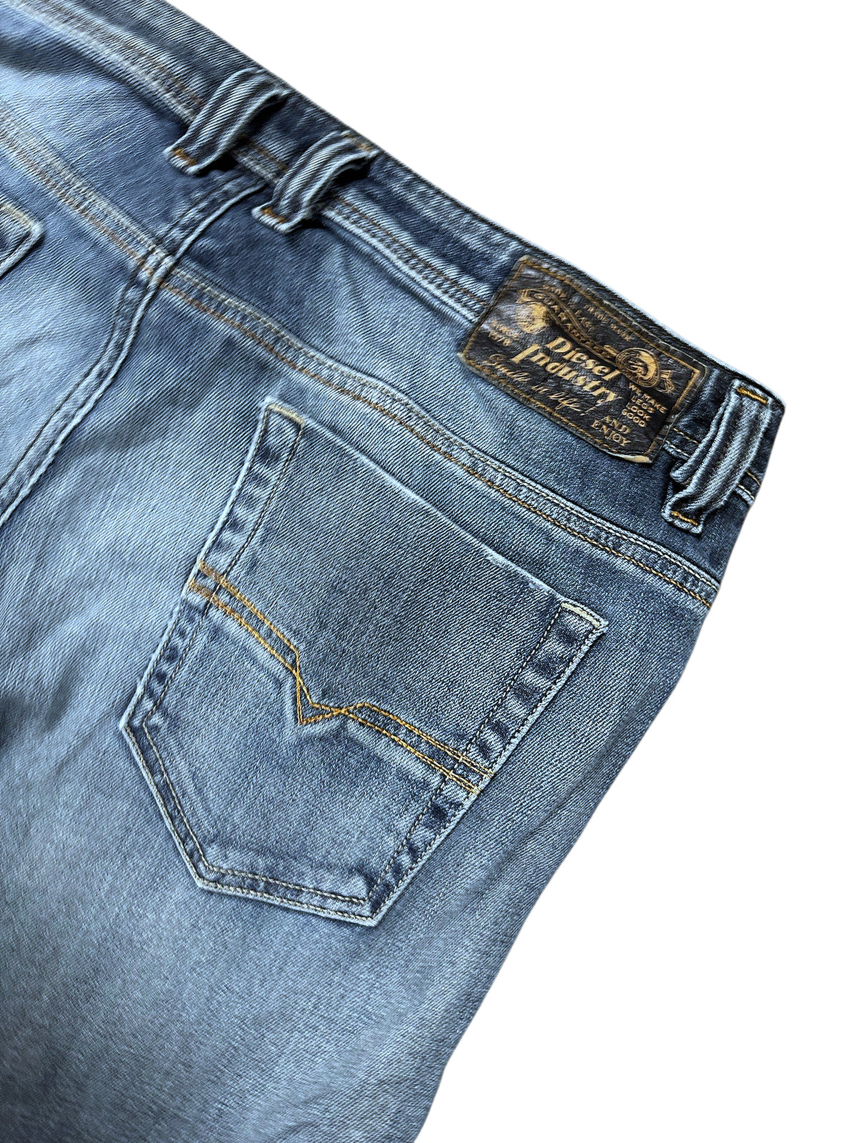 Vintage Diesel Y2K Straight Leg Jeans „Viker“ (S) – Detailaufnahme 5