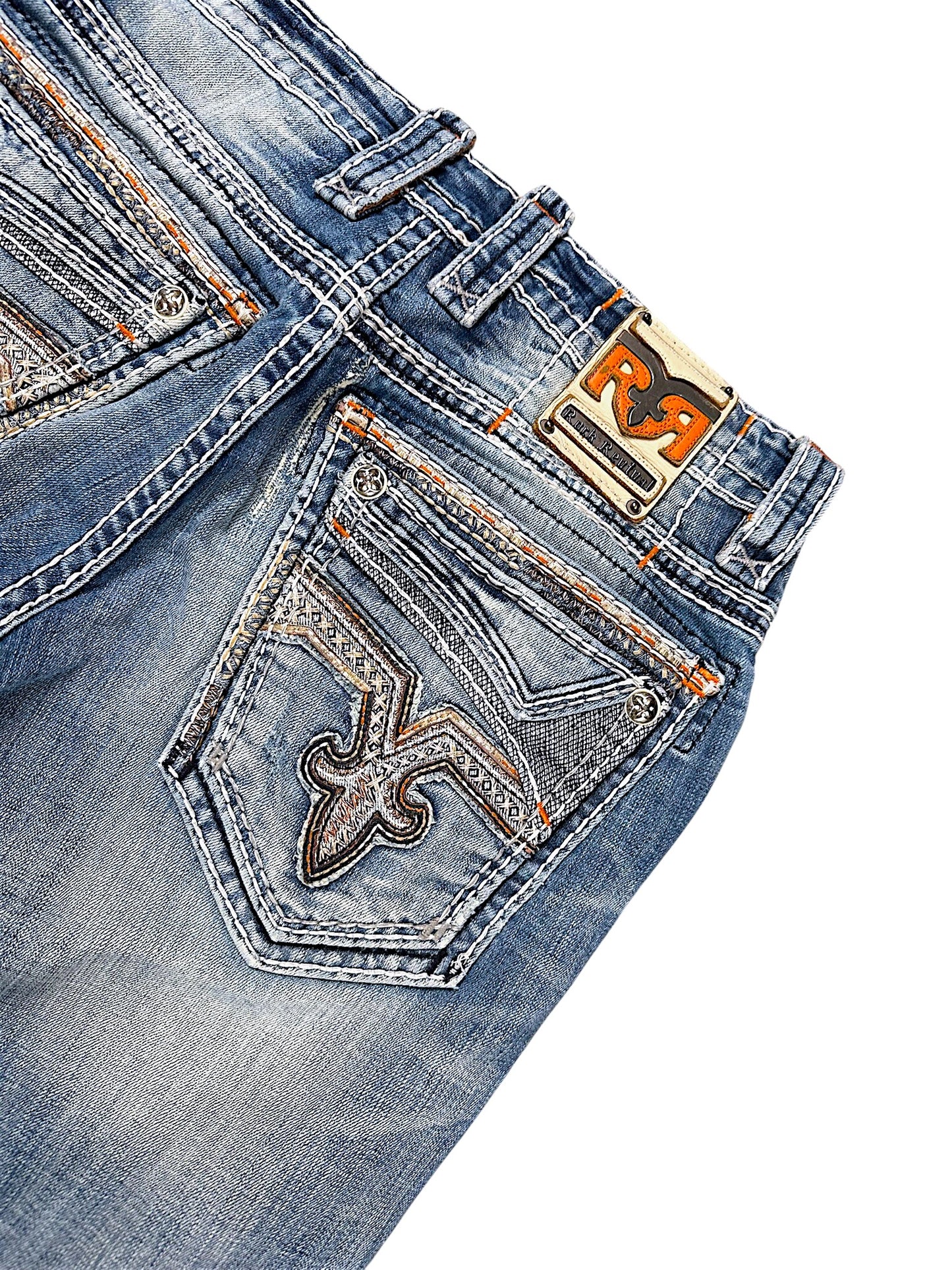 Vintage Rock Revival Y2K Straight Leg Jeans (M)