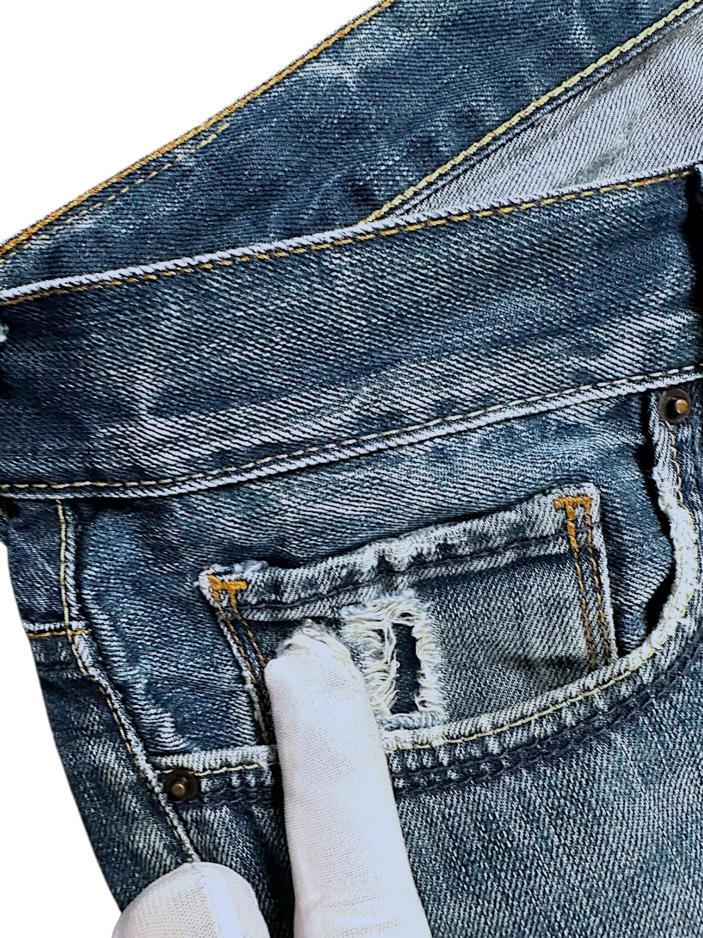 Vintage Japan Rags y2k baggy Jeans (S)