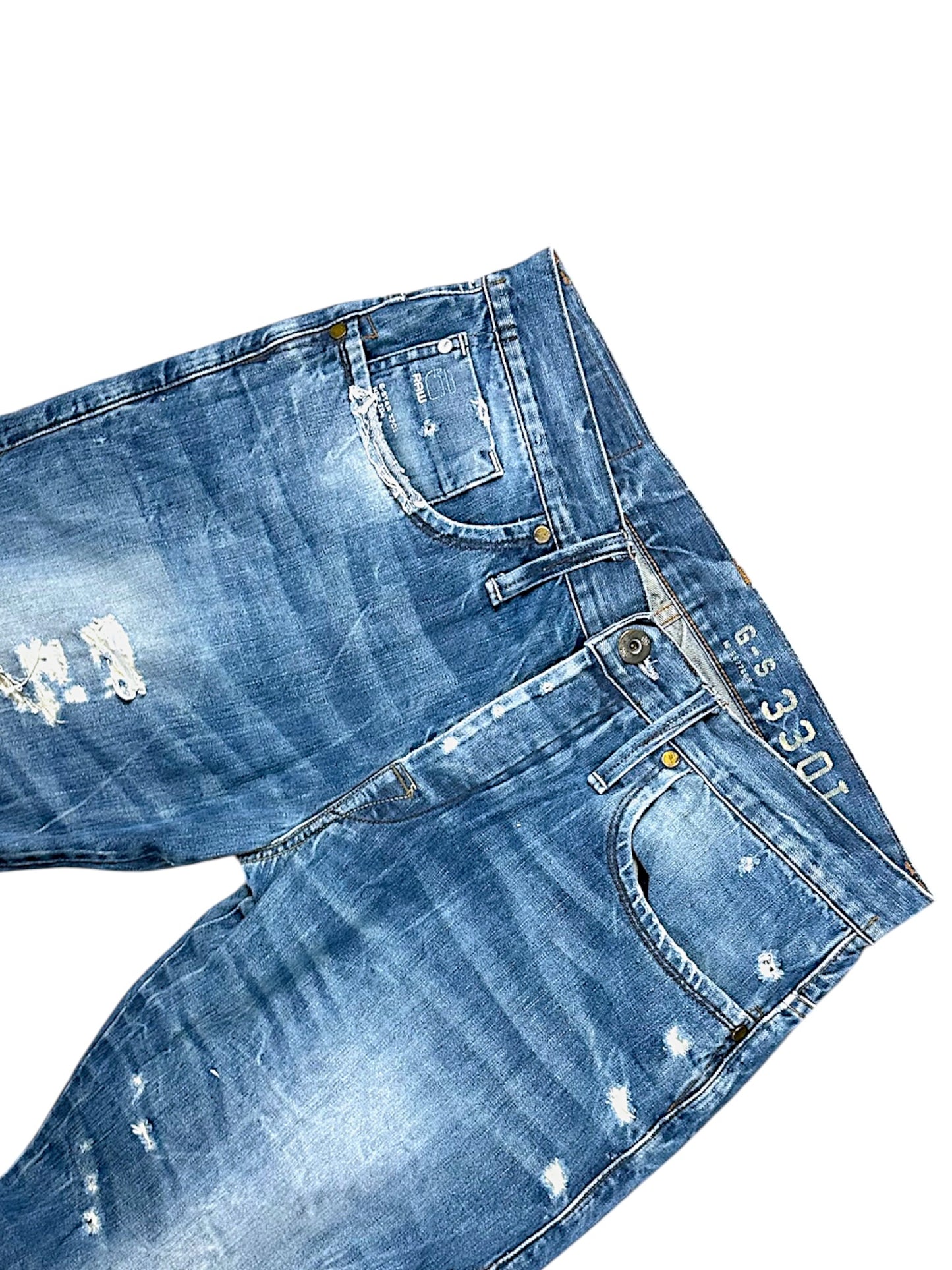 Vintage G-Star Y2K Straight Leg Jeans (M)