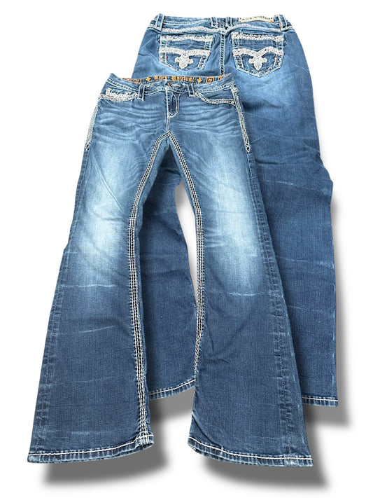 Vintage Rock Revival y2k Damenjeans (M)