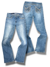 Vintage Wrangler Y2K Bootcut / Flared Damenjeans (XL)
